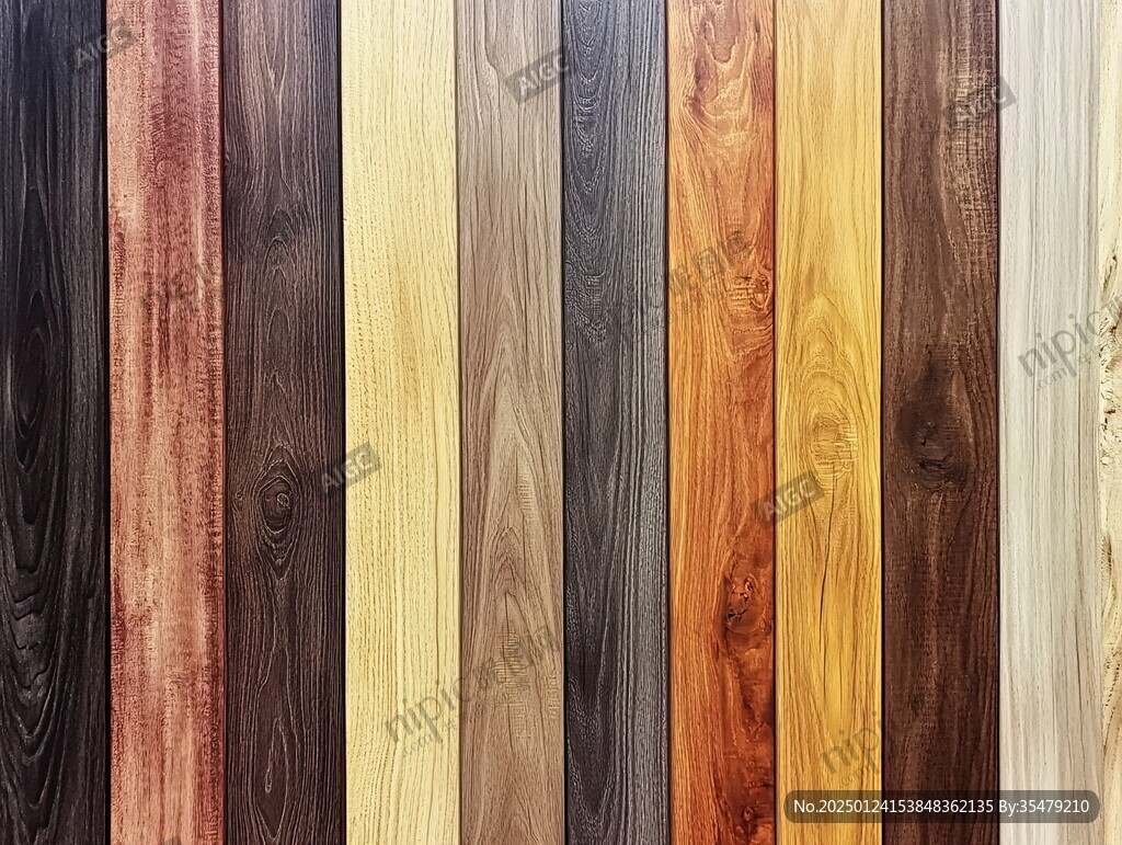 多种颜色木板木材