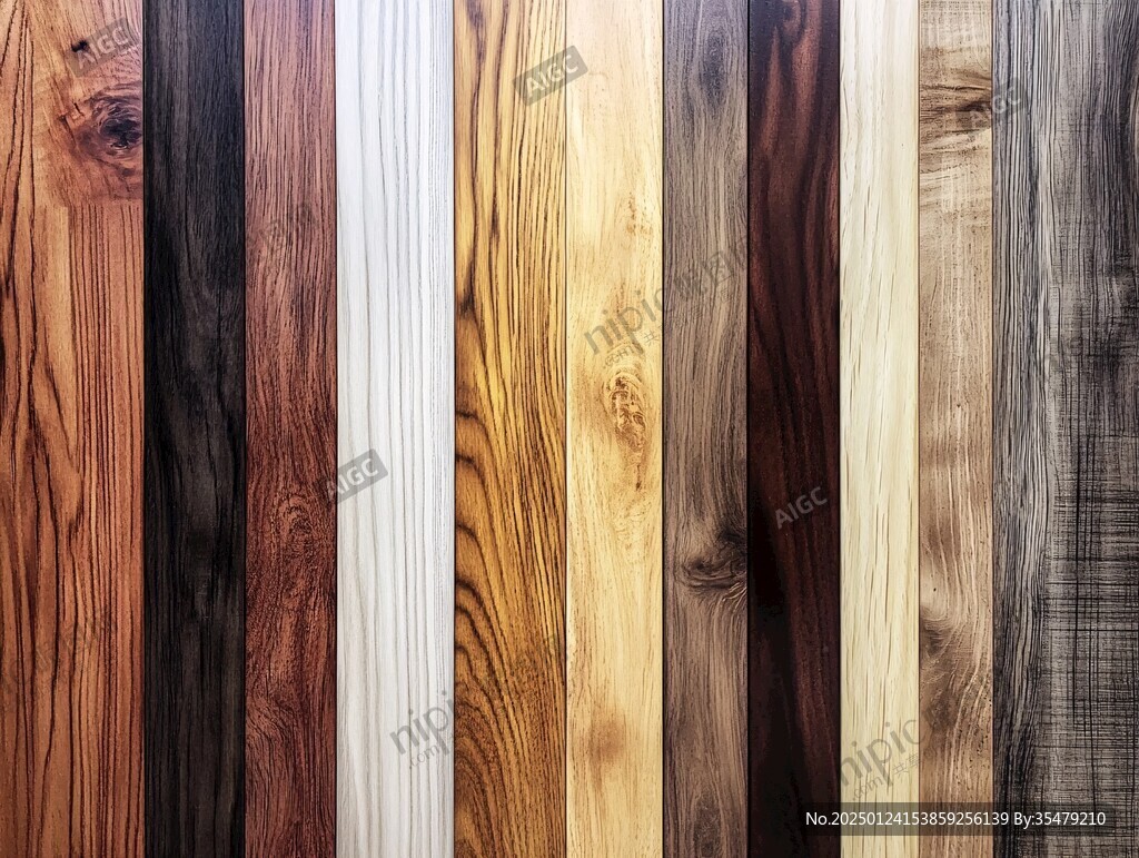 多种颜色木板木材