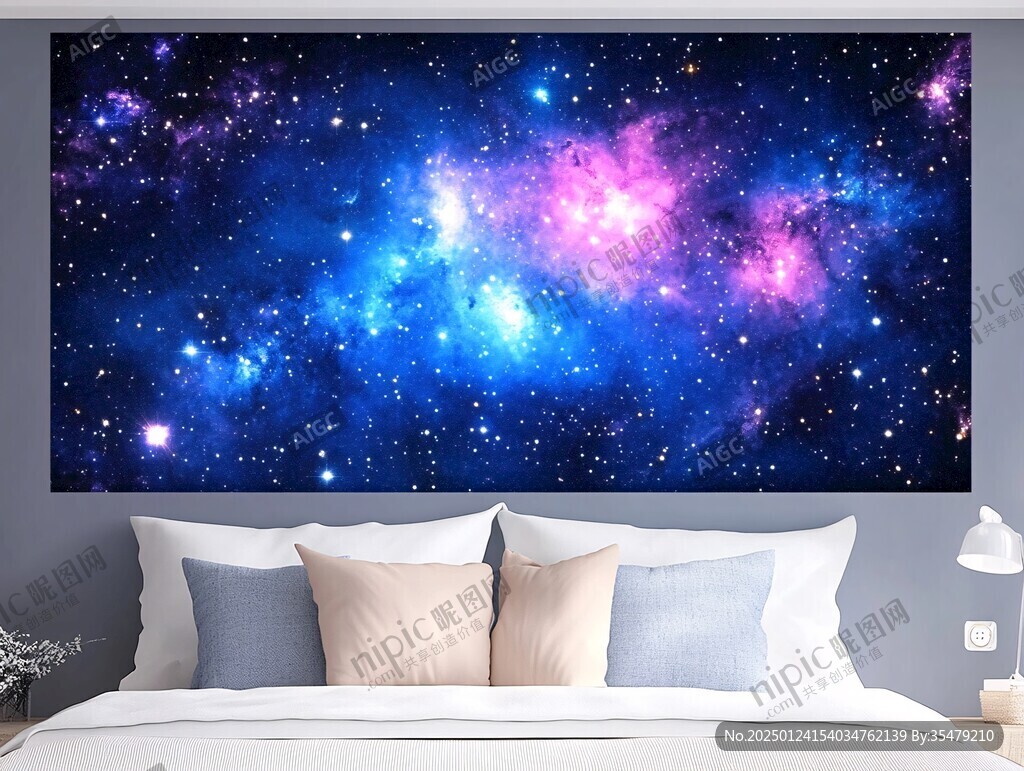 宇宙银河系背景墙