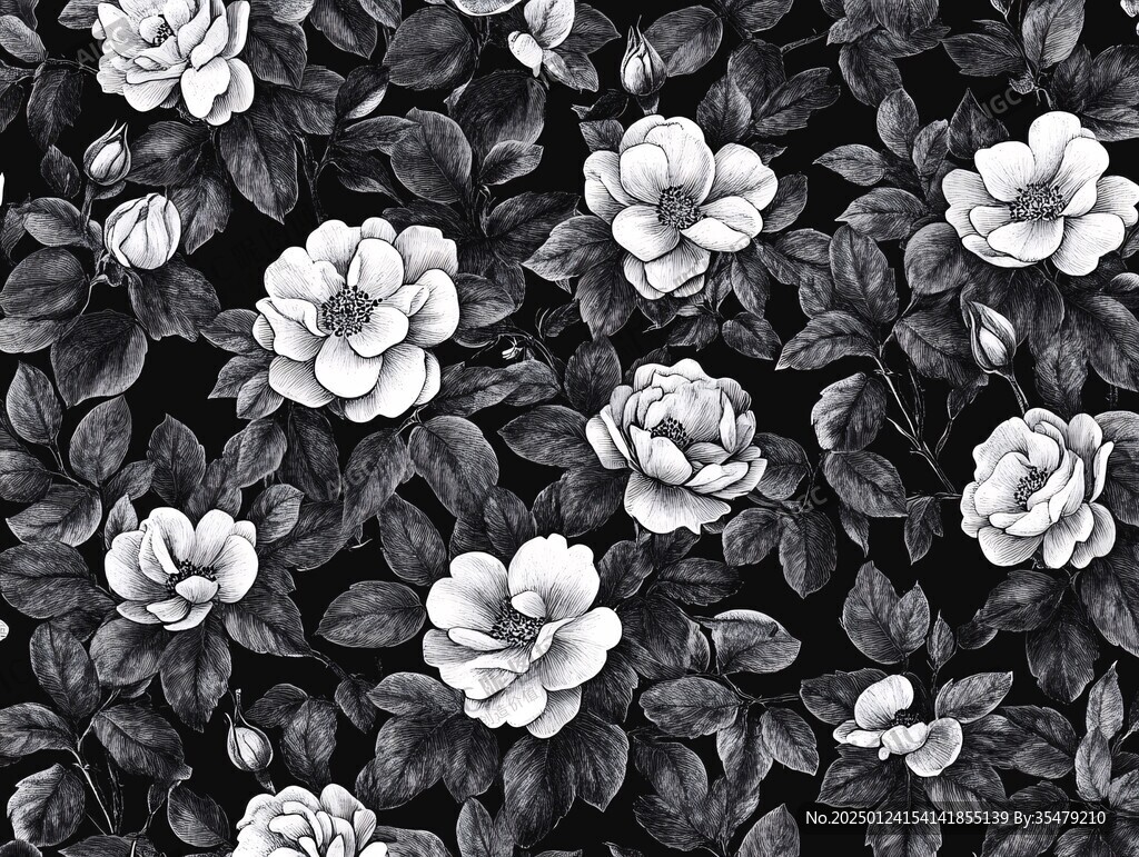 茶花底纹