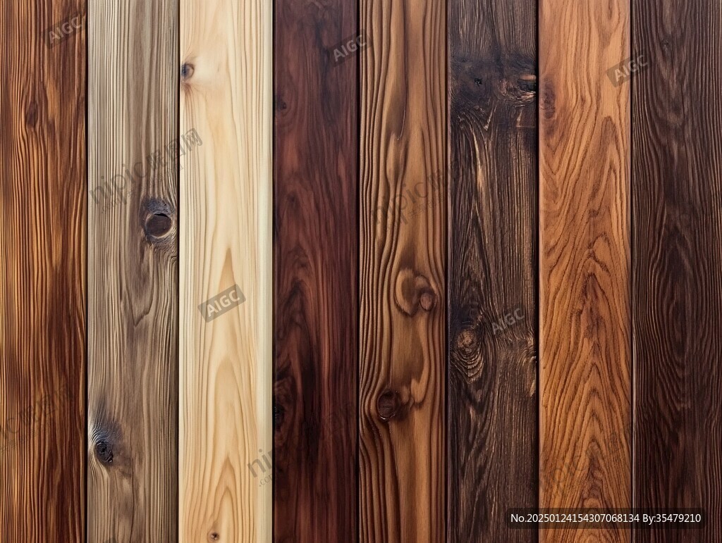 多种颜色木板木材