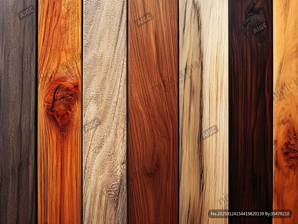 多种颜色木板木材