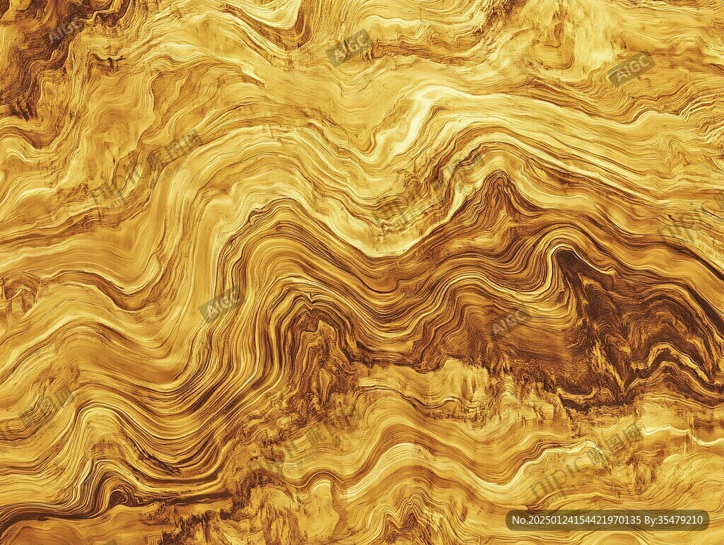 流体大理石金色素材