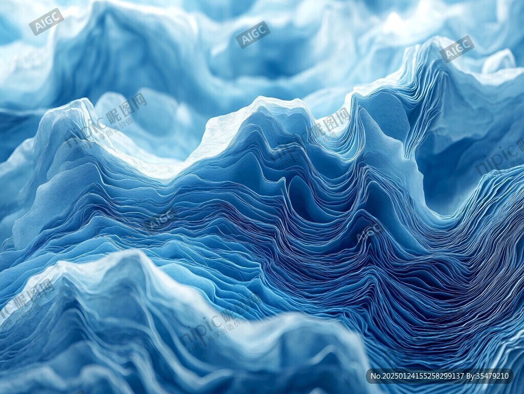 3d风景膨胀图案