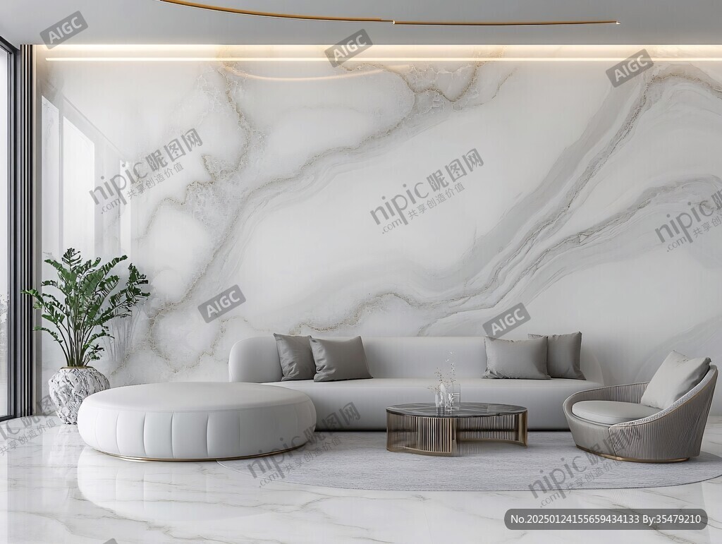 岩板客厅场景素材