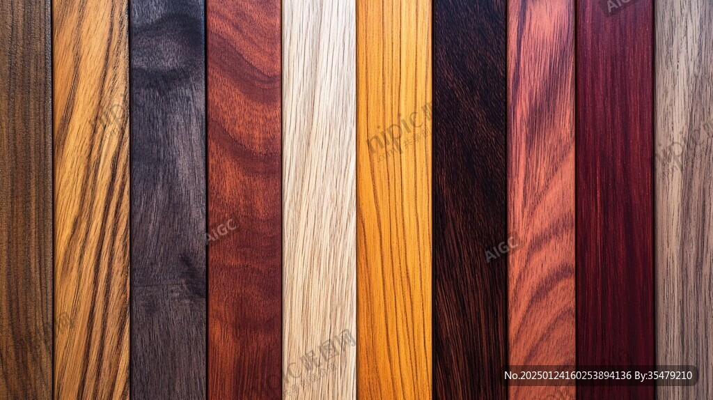 多种颜色木板木材
