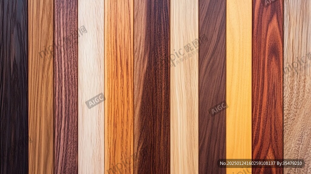 多种颜色木板木材