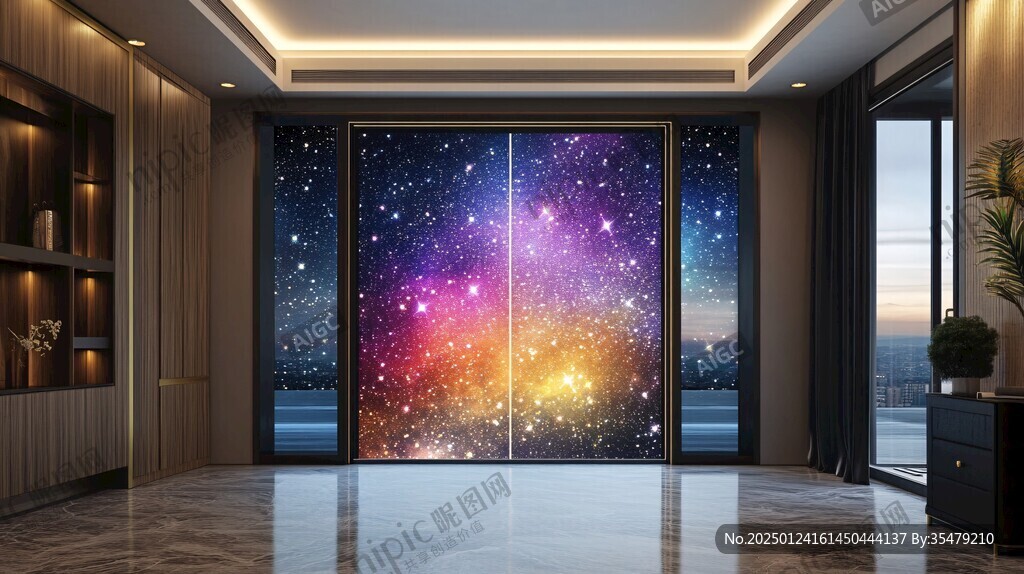宇宙银河系背景墙
