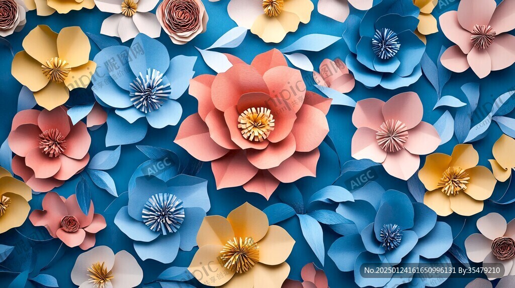 3d立体花壁纸