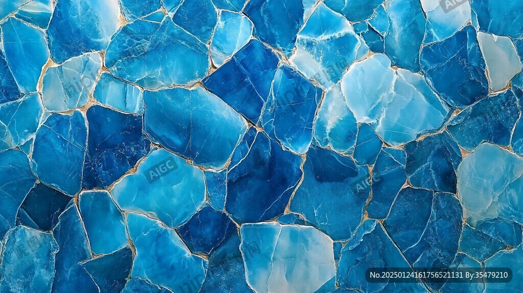 蓝色玛瑙石艺术背景