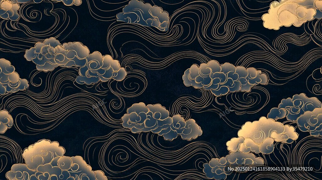 宋代云图高端云纹装饰