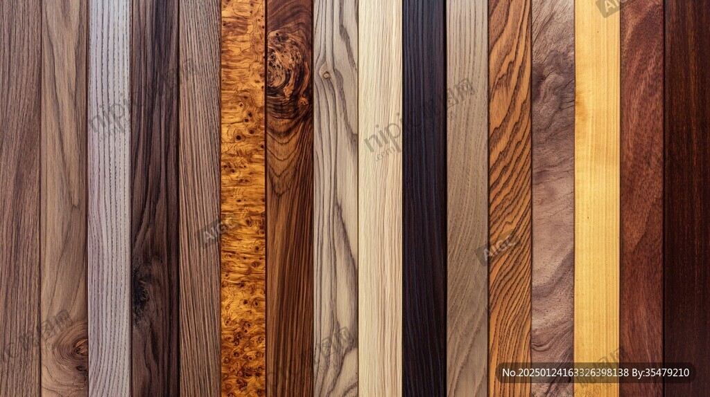 多种颜色木板木材