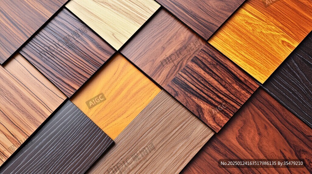 多种颜色木板木材