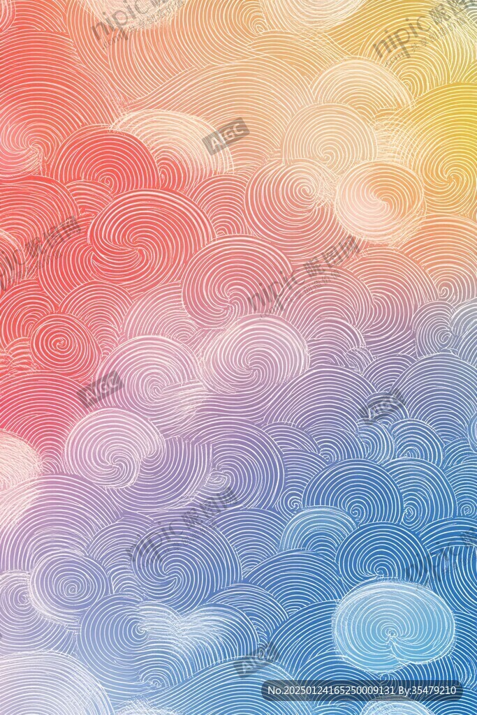 云纹线条艺术背景