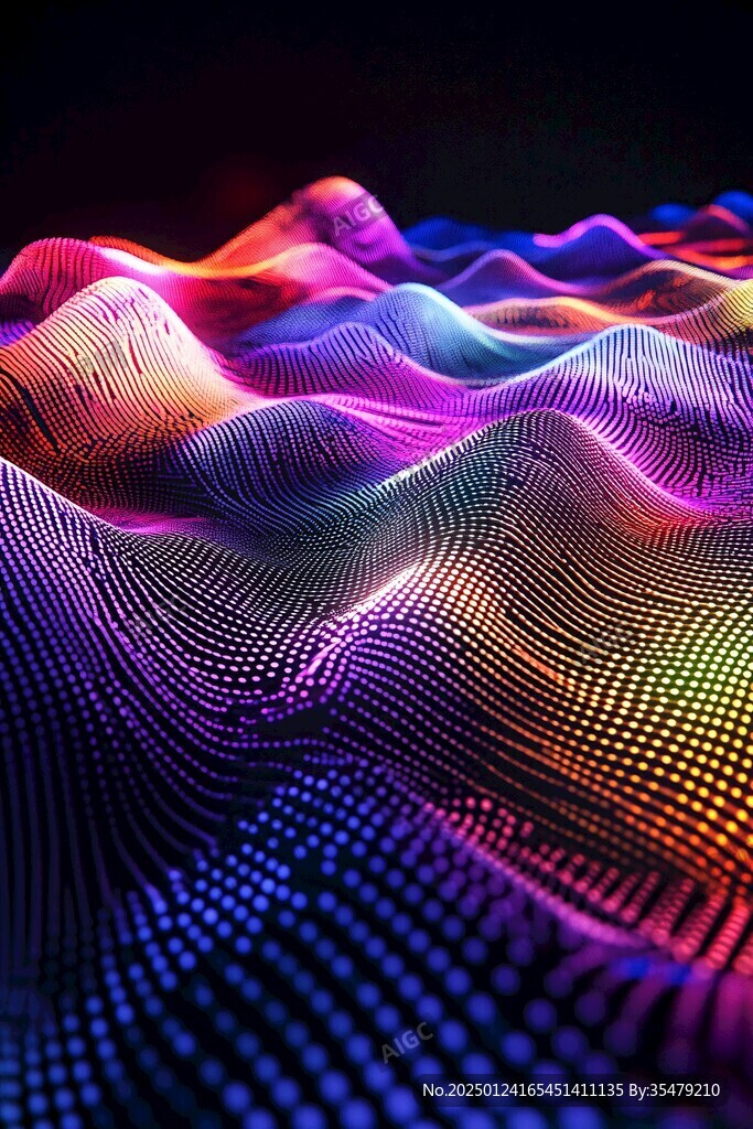 立体渐变发光体设计