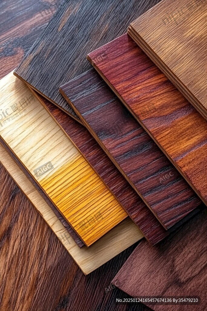 多种颜色木板木材