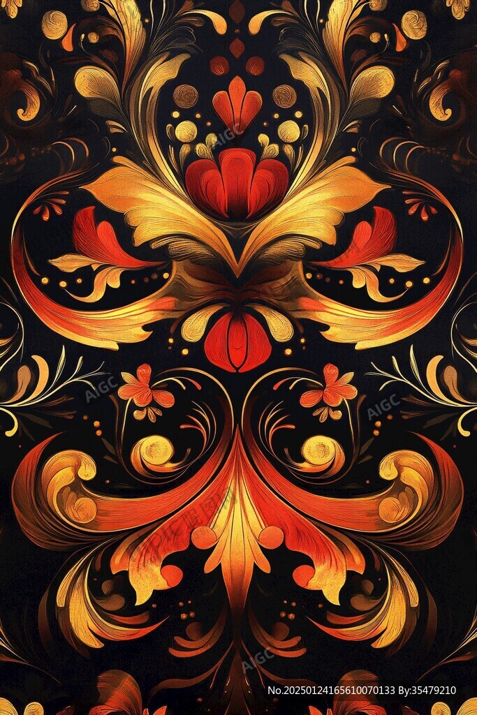 3d欧式花纹底纹