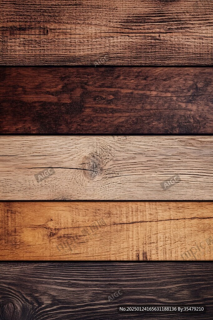 多种颜色木板木材