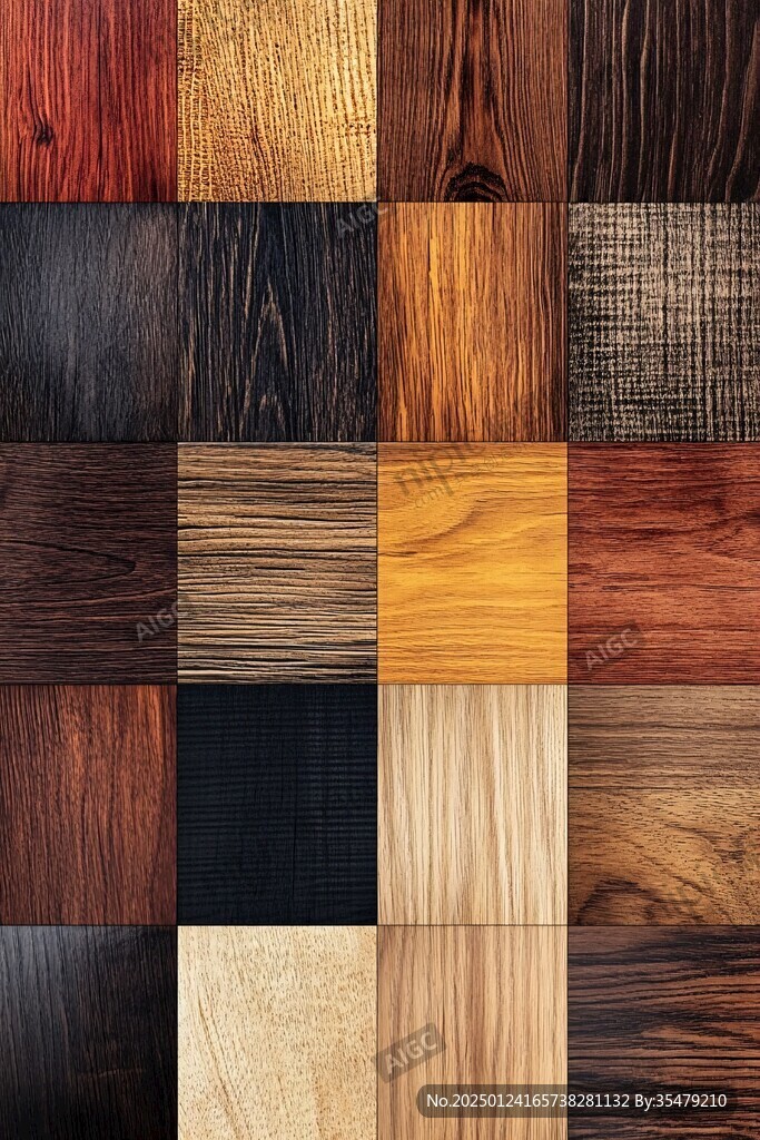 多种颜色木板木材