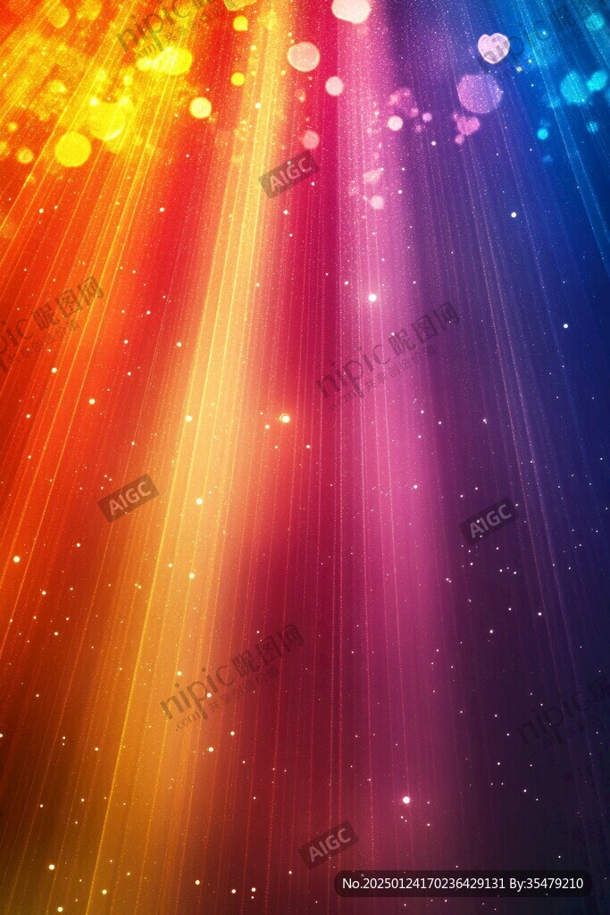 七彩绚丽渐变条纹