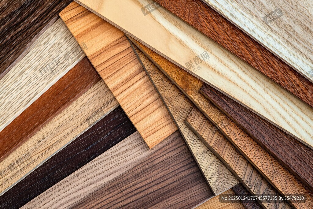 多种颜色木板木材