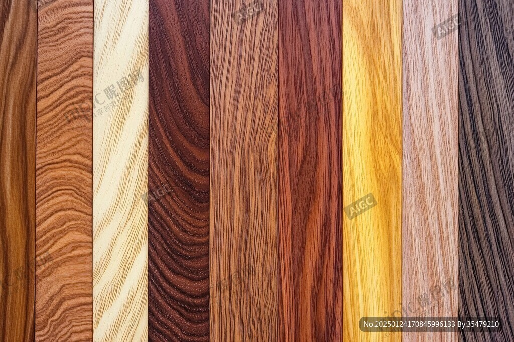 多种颜色木板木材