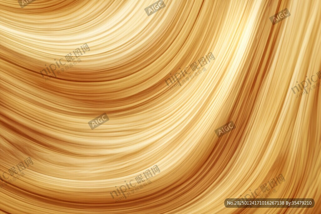 金色抽象流体纹理背景