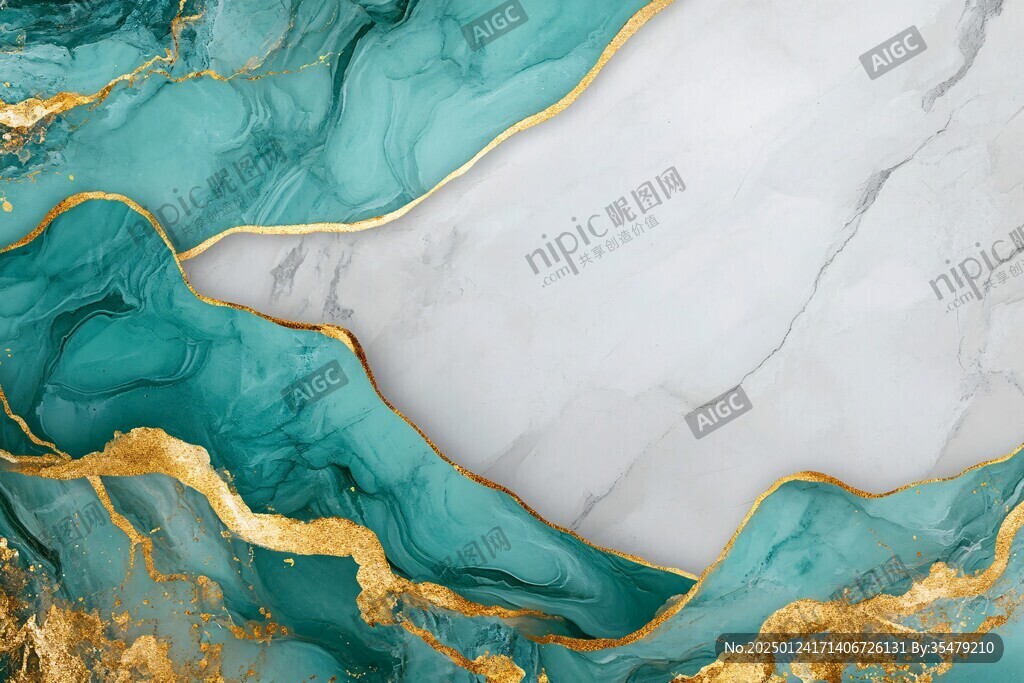 黄蓝相间大理石纹理