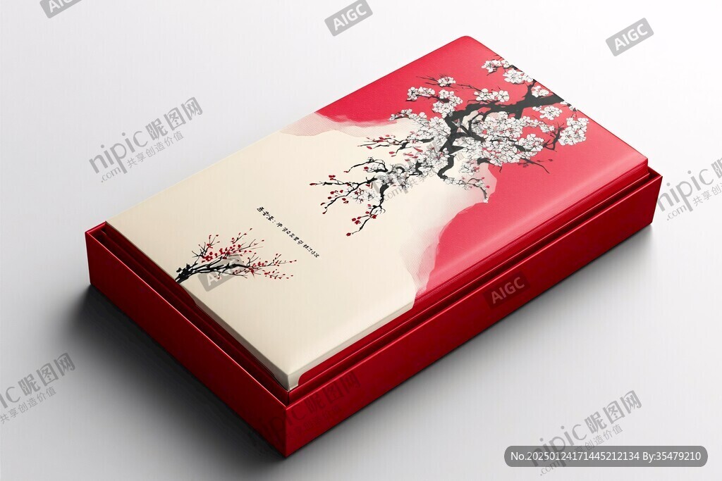 梅花包装素材