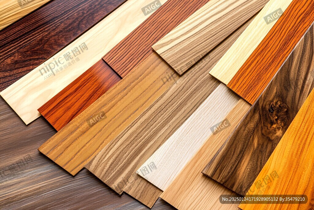 多种颜色木板木材