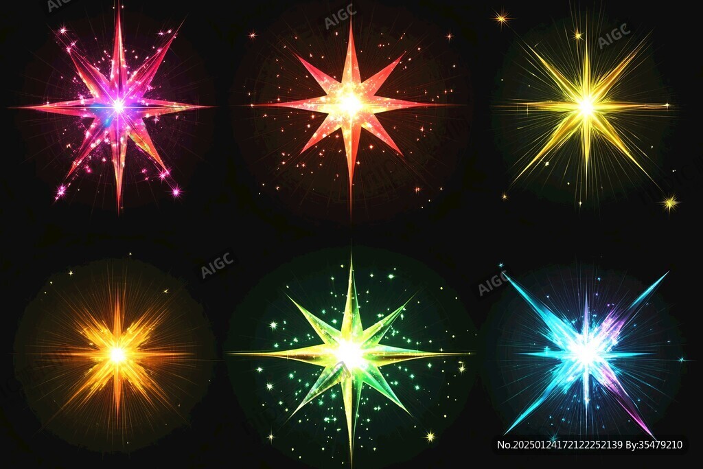 光效五角星