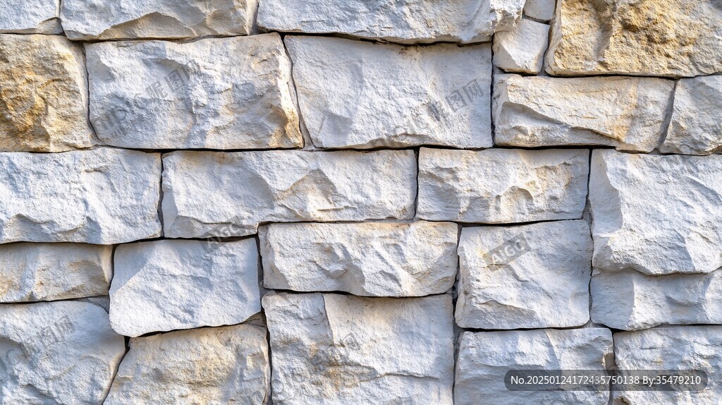 黄色石片装饰墙