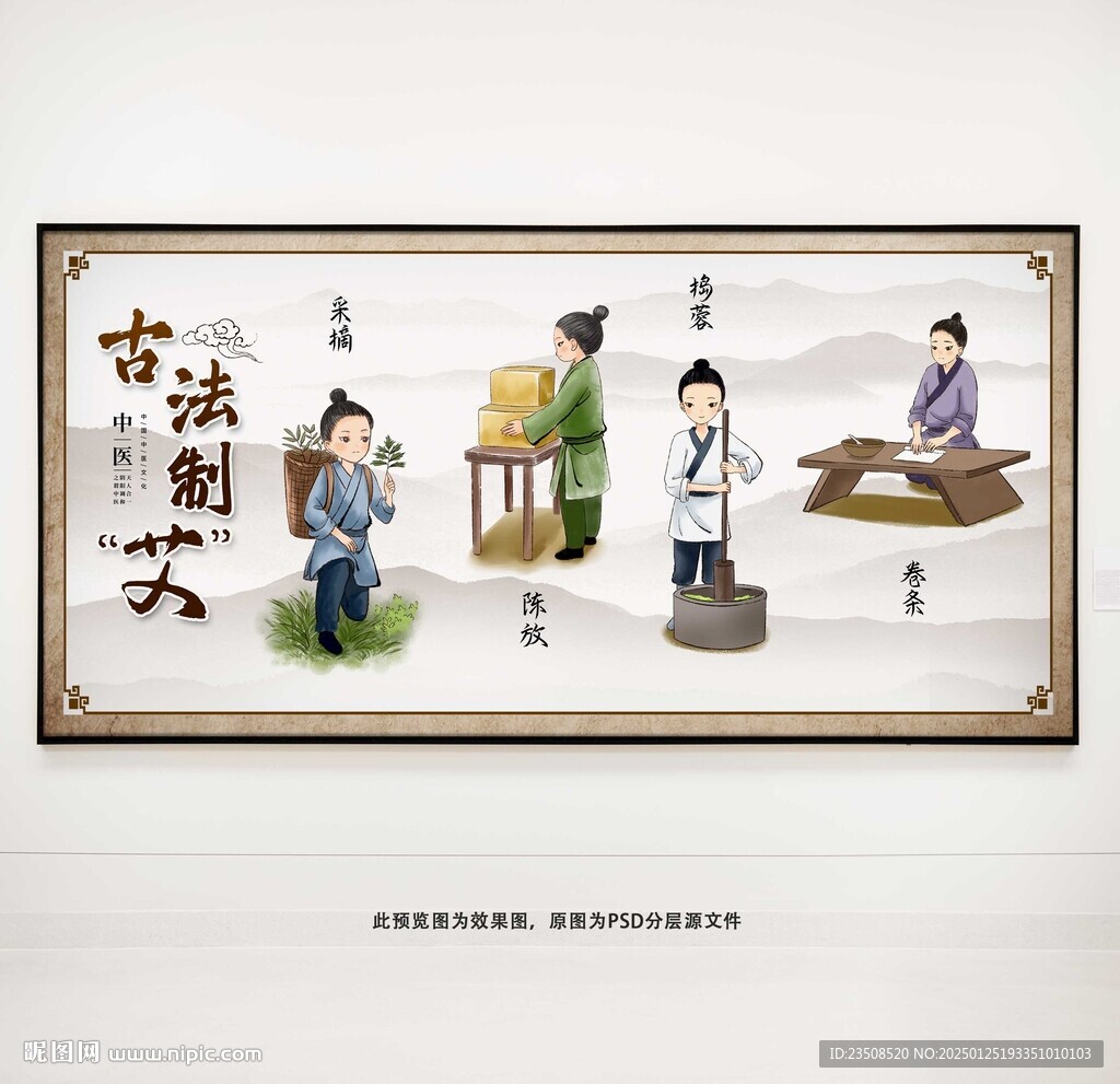 古法制艾