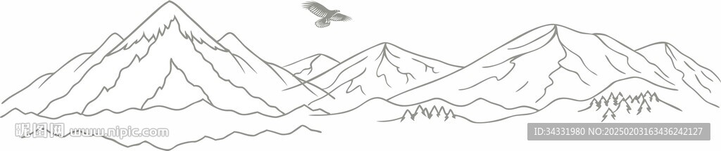 雪山雄鹰