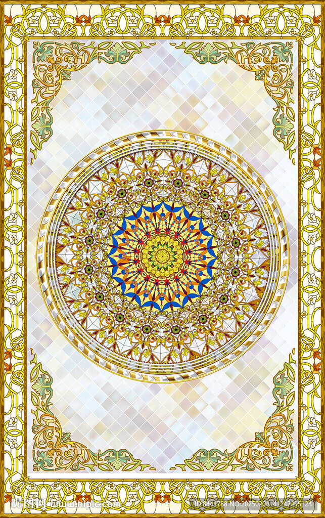 欧式花纹