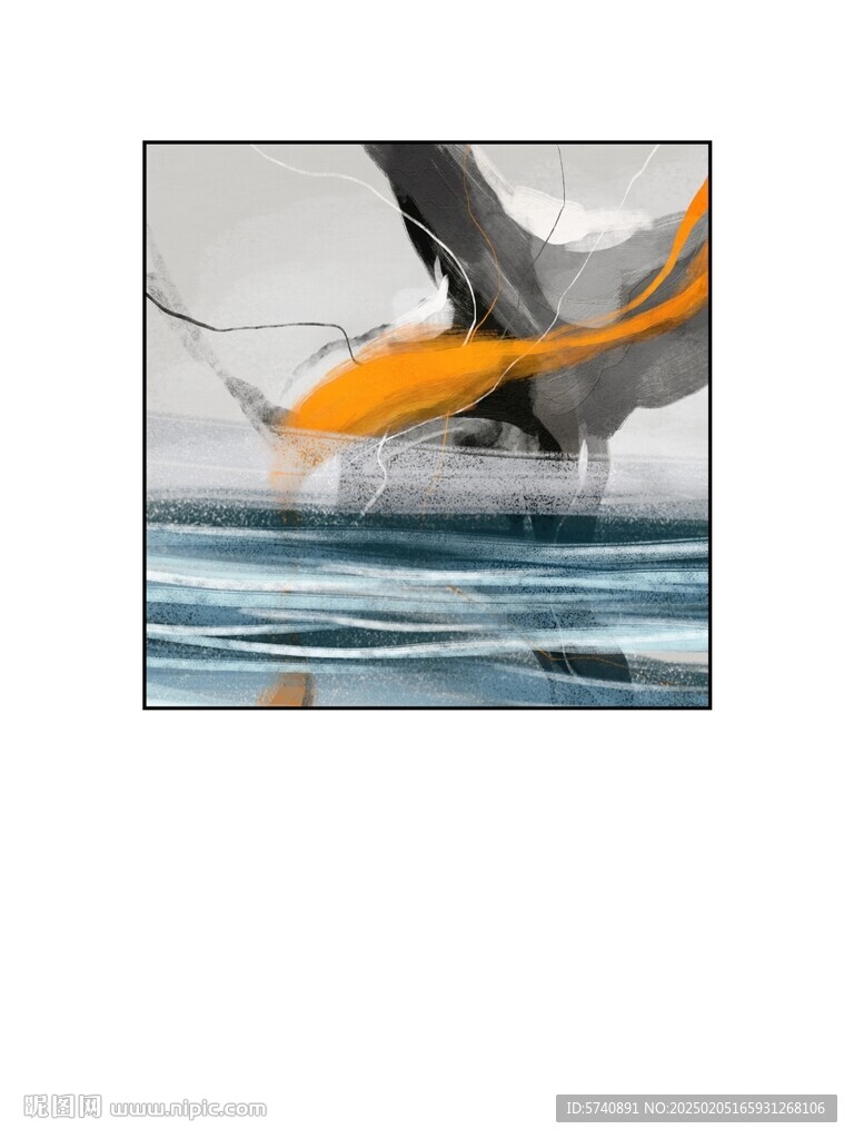 抽象油画