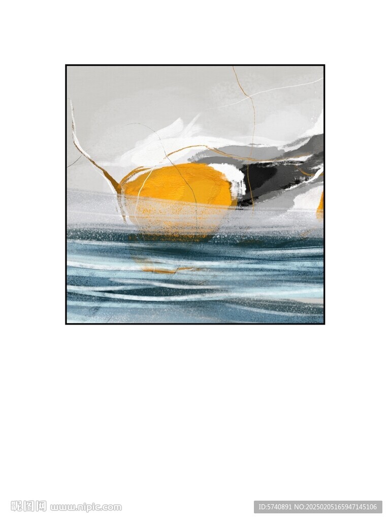 抽象油画