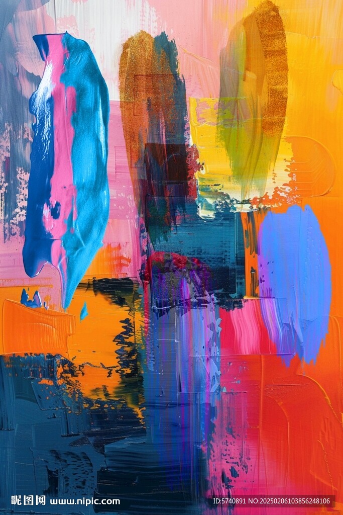 抽象油画