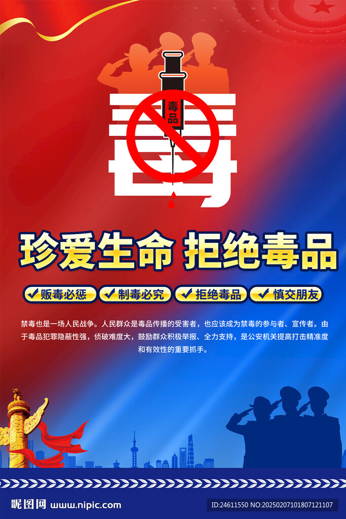 禁毒海报
