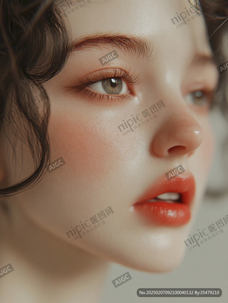 彩妆人物欣赏