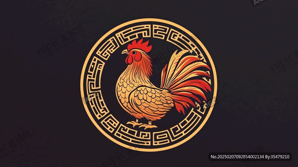 金鸡logo设计