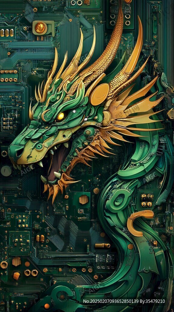 科技感小龙人