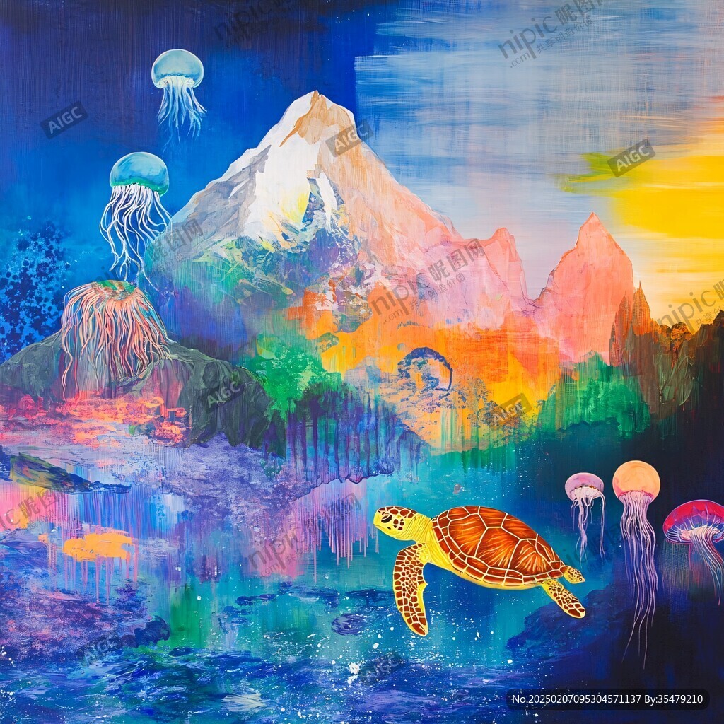 海洋馆壁画