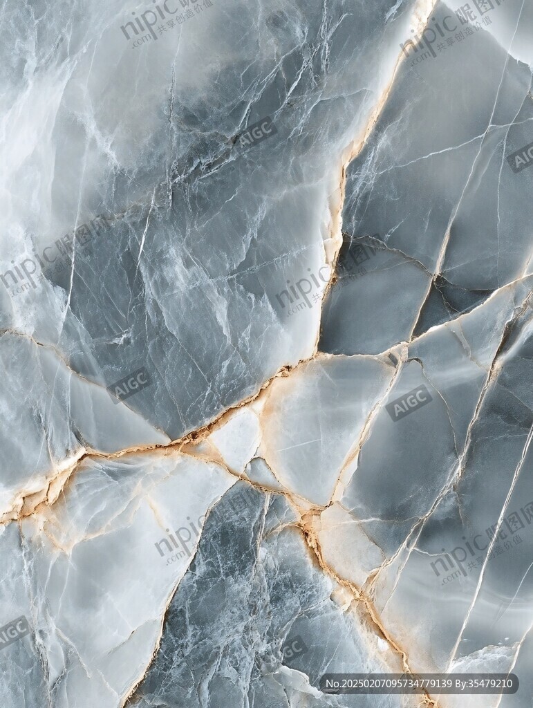 高清蓝色大理石纹理