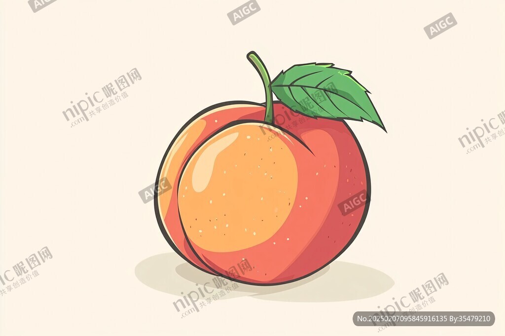 苹果插画设计