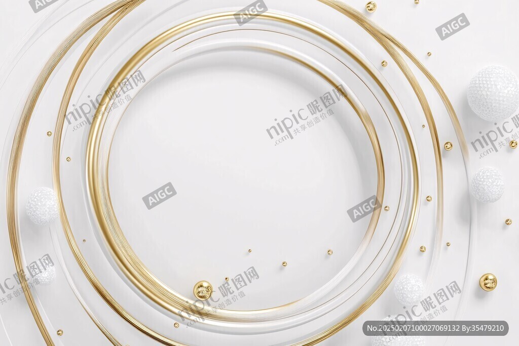 简约轻奢金属质感创意