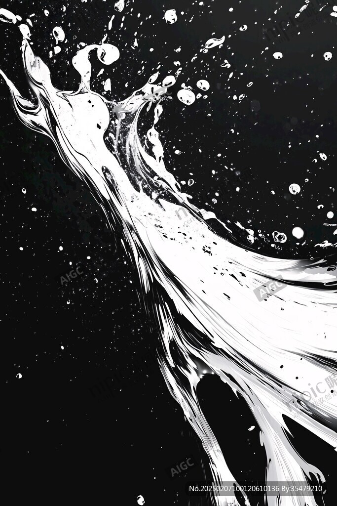 溅起的水纹图片