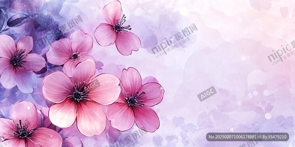 炫彩花朵壁纸