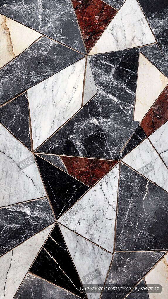 金色大理石对拼背景