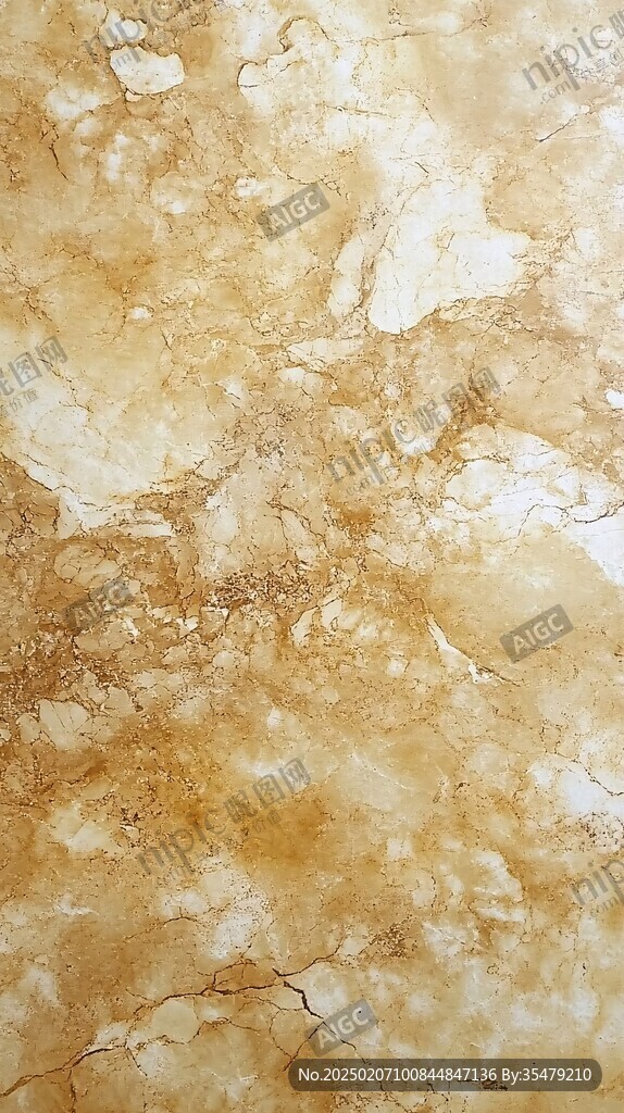 金黄色水墨大理石